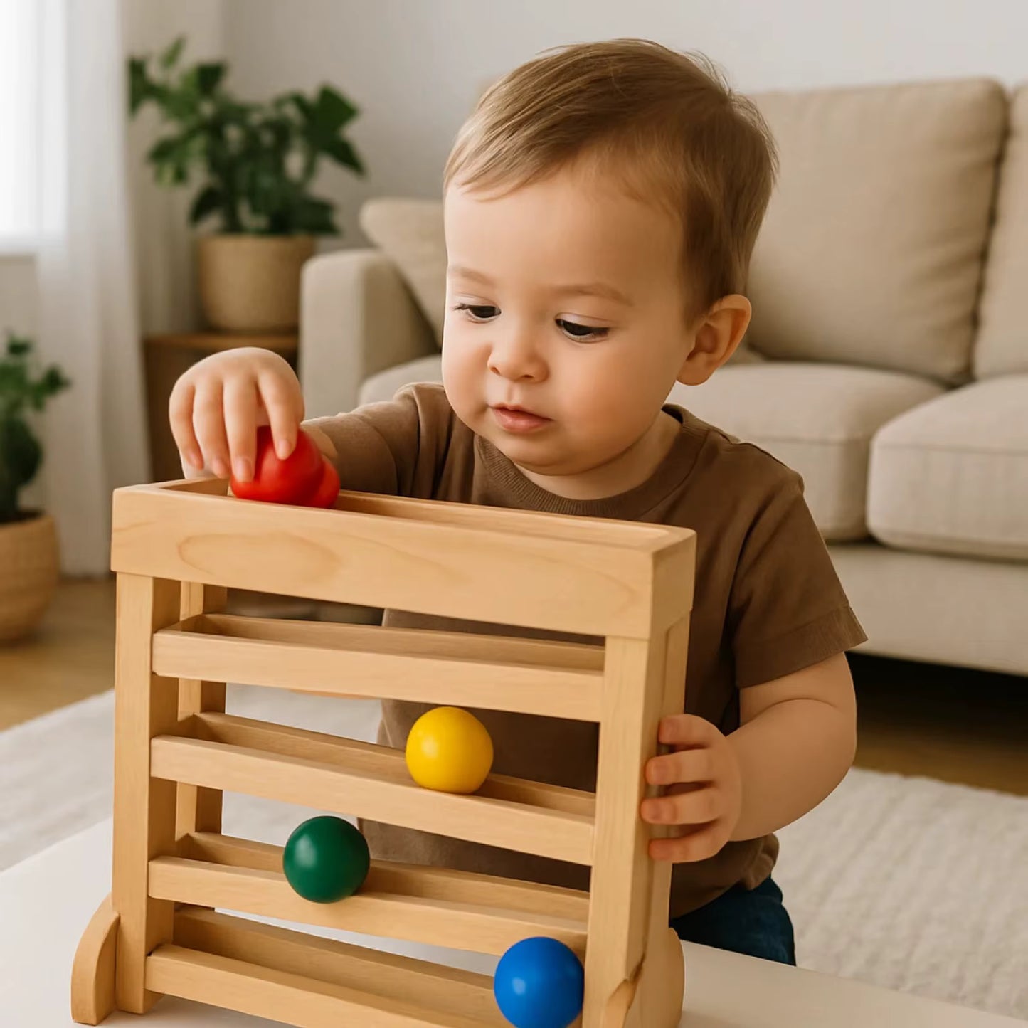 Ball tracker montessori