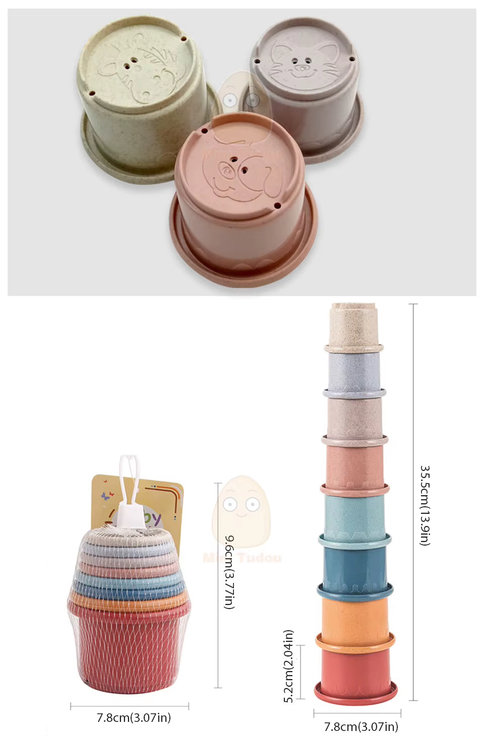 Montessori Stacking Cups