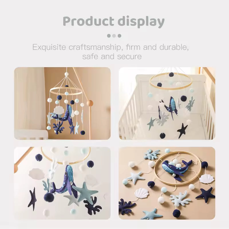 Montessori Whale Mobile