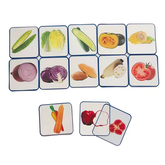 Montessori Vegetable Cards