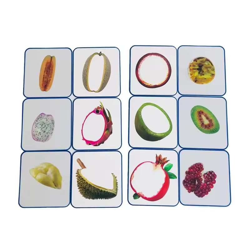 Montessori Vegetable Cards