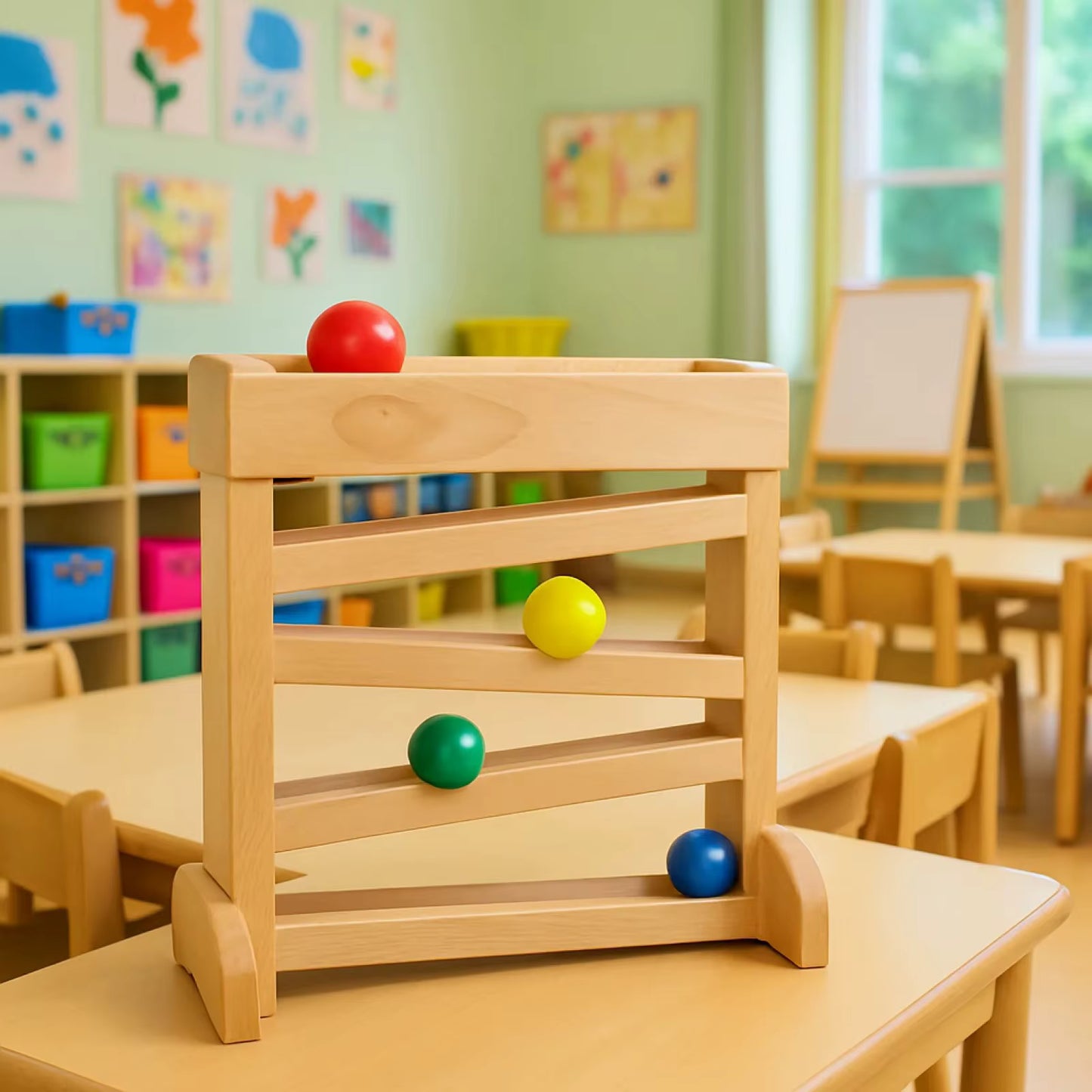 Ball tracker montessori