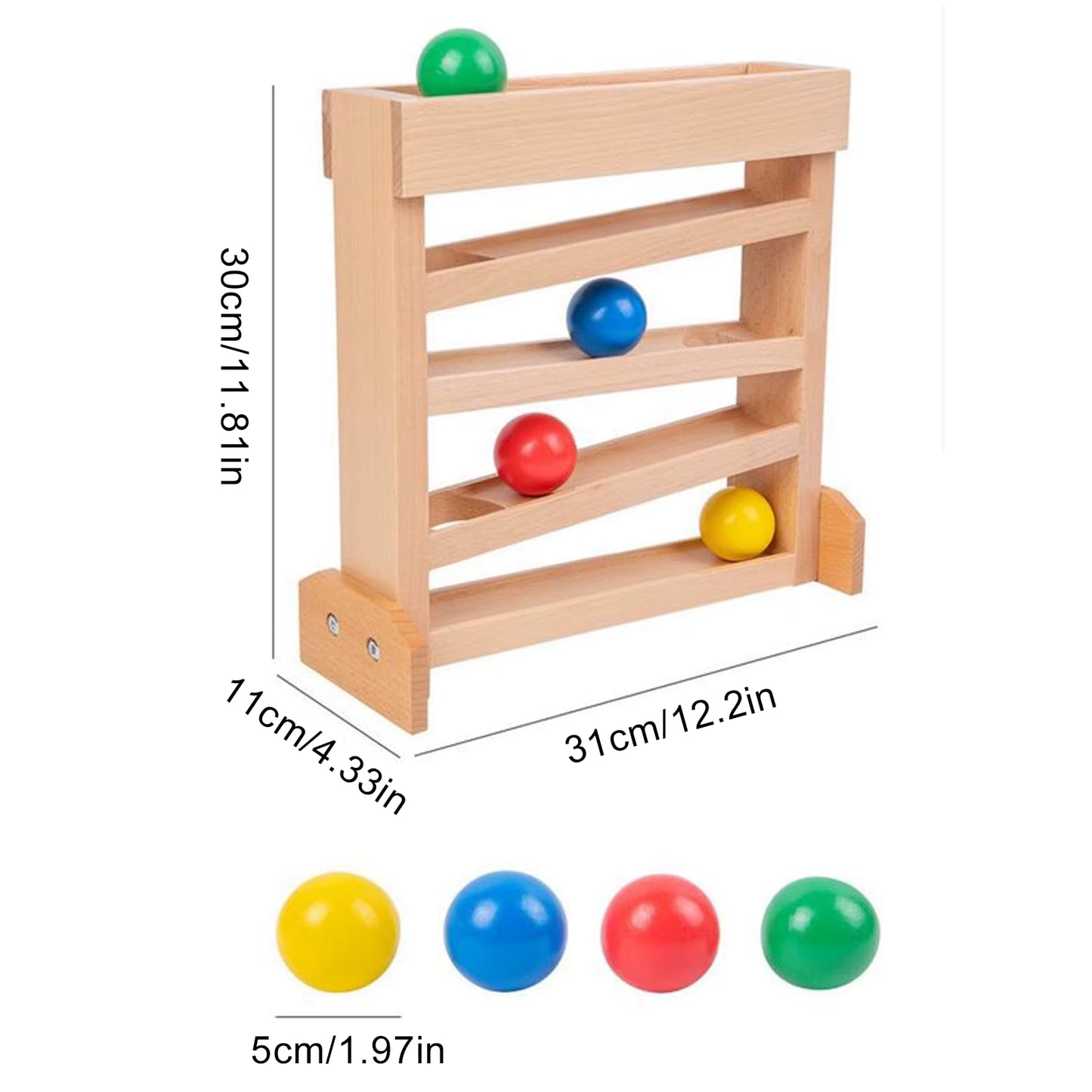 Ball tracker montessori