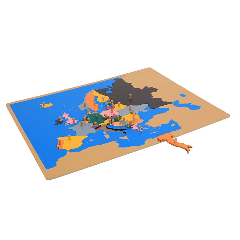 Europe Puzzle Map Montessori
