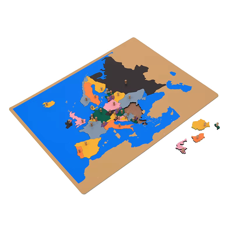 Europe Puzzle Map Montessori