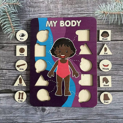 Montessori Body Parts Cards