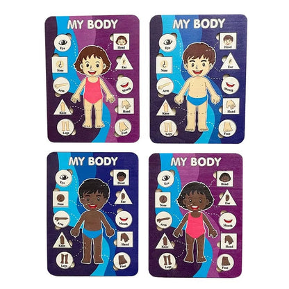 Montessori Body Parts Cards