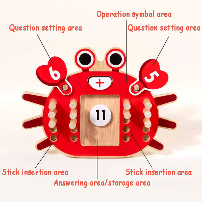 Montessori counting pegs