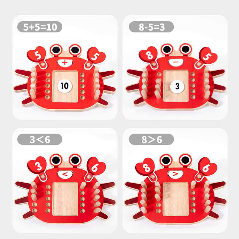 Montessori counting pegs