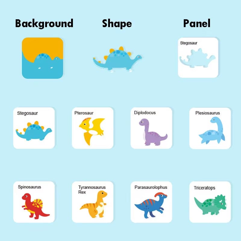 Montessori Dinosaur Cards