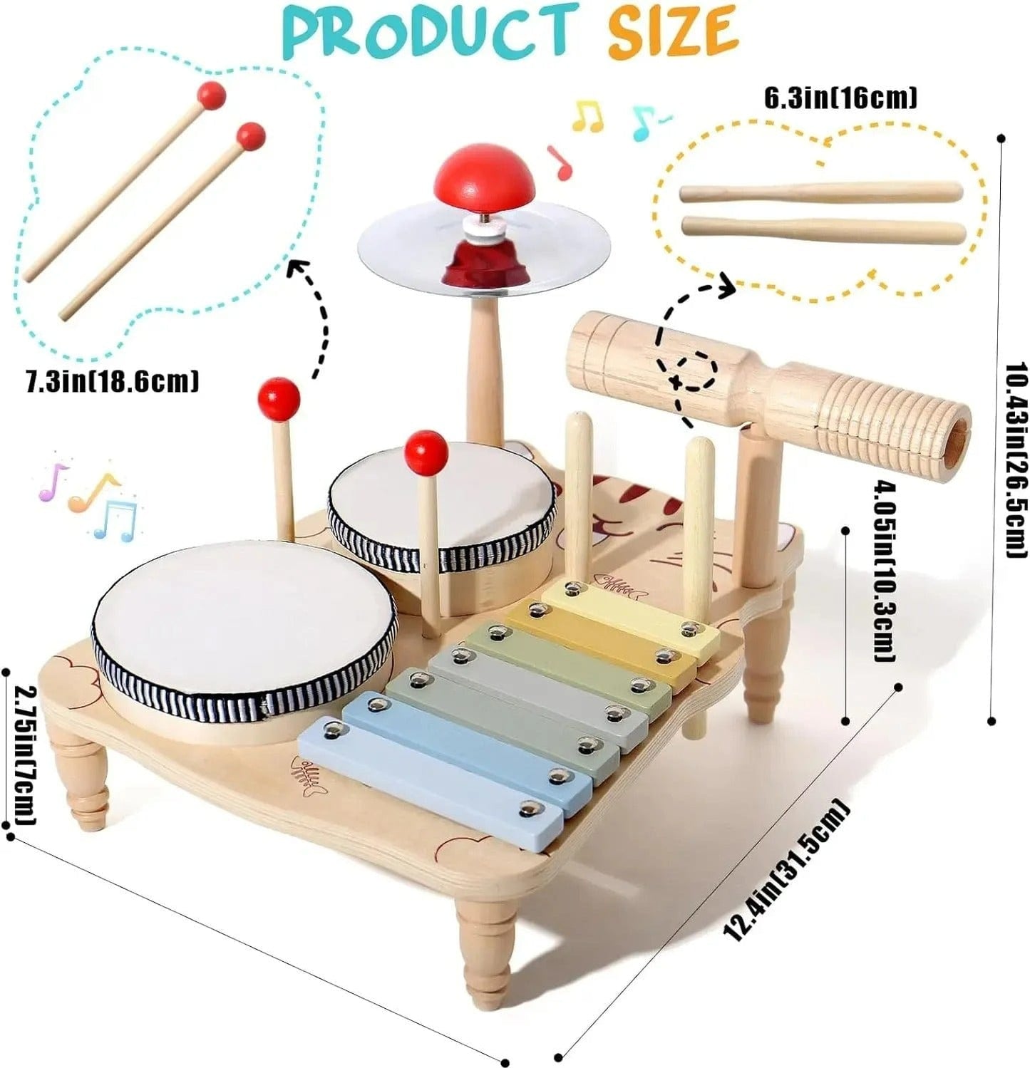 Montessori Drum Set