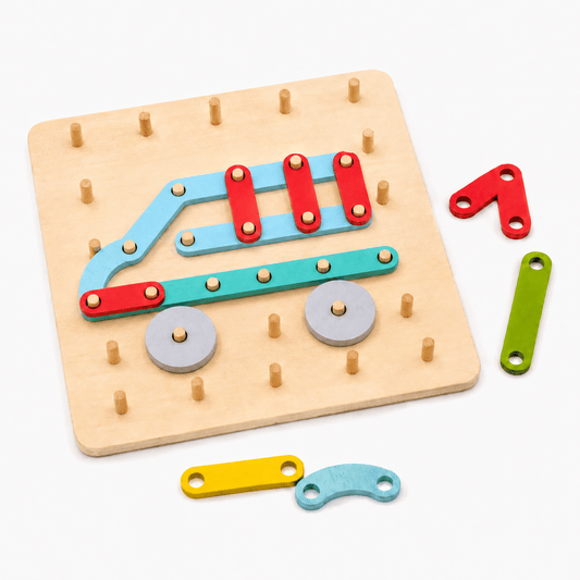 Montessori Nail Board Jigsaw Puzzle