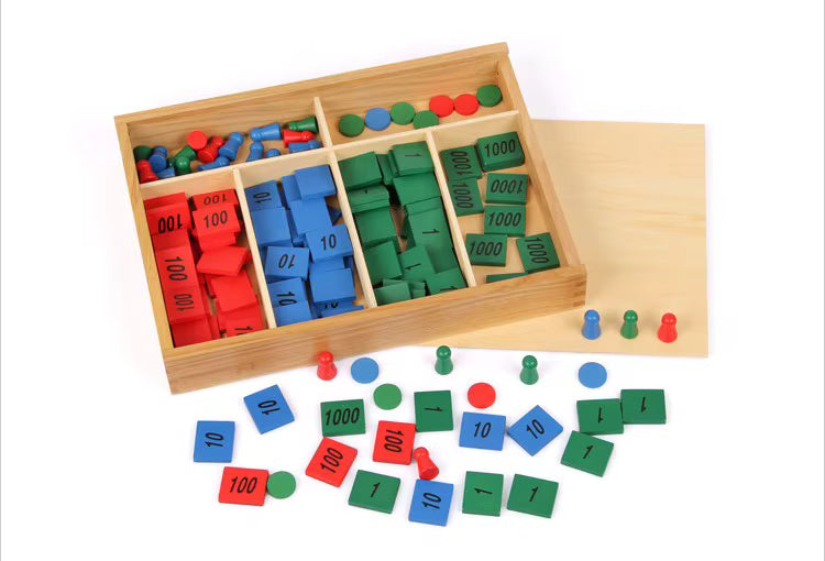 Montessori Stamp Game