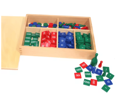 Montessori Stamp Game
