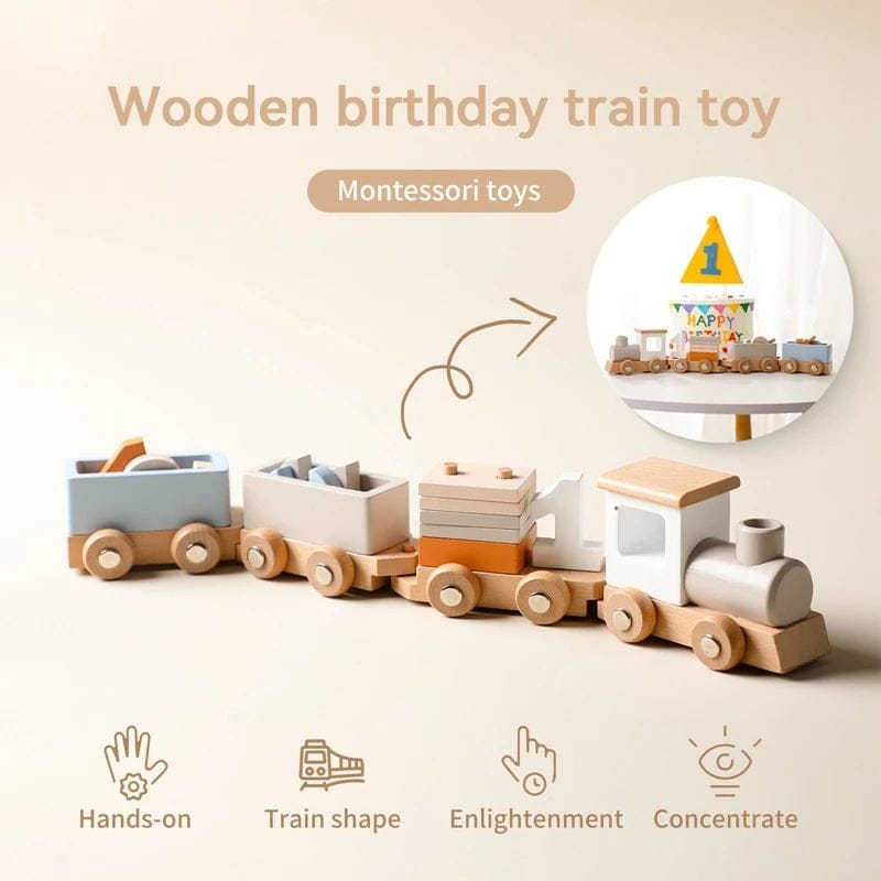 Montessori train set