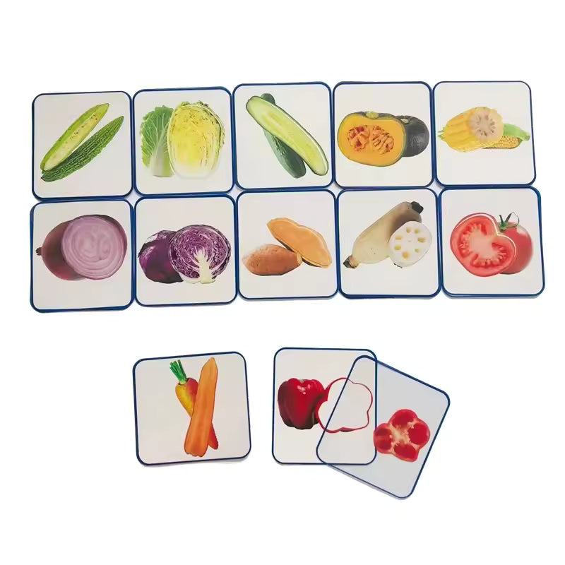 Montessori Vegetable Cards