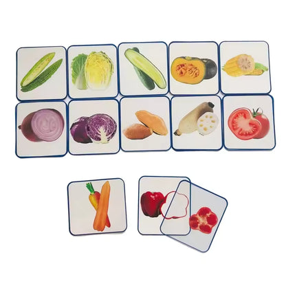 Montessori Vegetable Cards