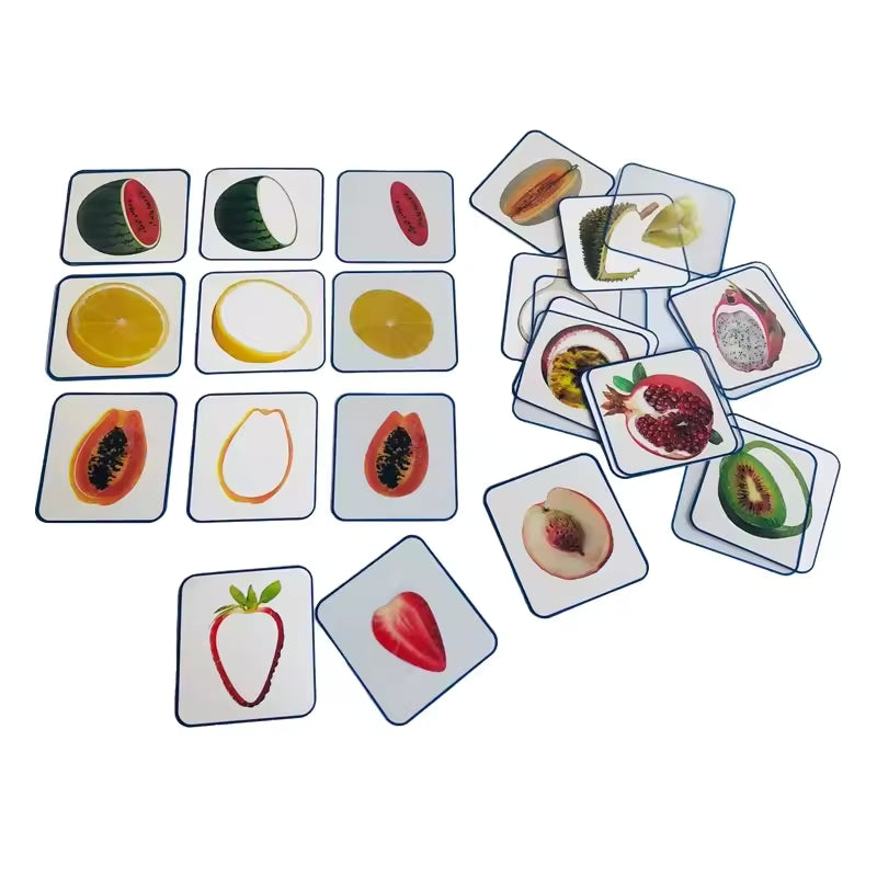 Montessori Vegetable Cards