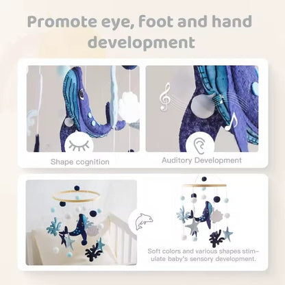 Montessori Whale Mobile