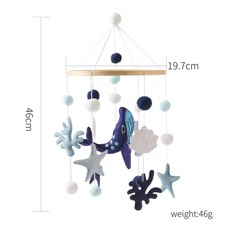 Montessori Whale Mobile