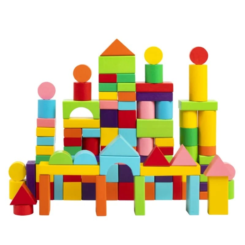 Montessori Wooden Blocks