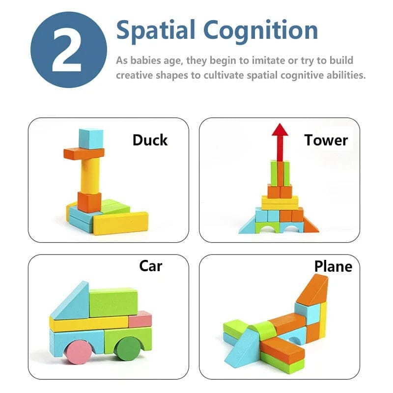 Montessori Wooden Blocks